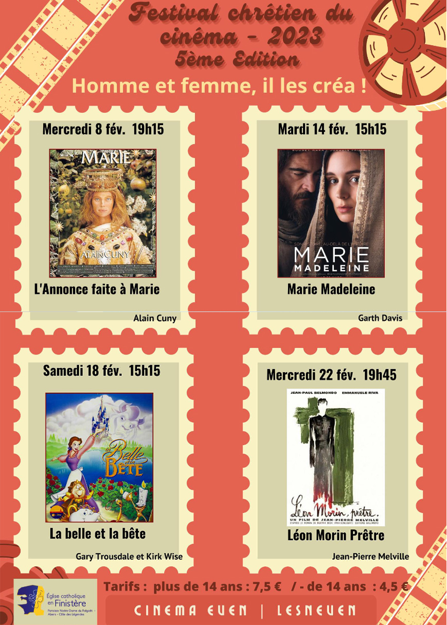 Festival chrétien du cinéma en février à Lesneven - Le Diocèse de ...