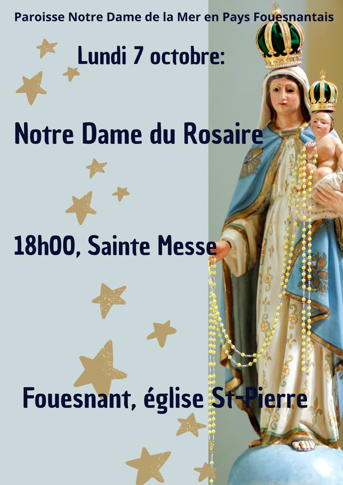 Notre Dame du Rosaire. Lundi 7 octobre. Le Diocèse de Quimper et Léon